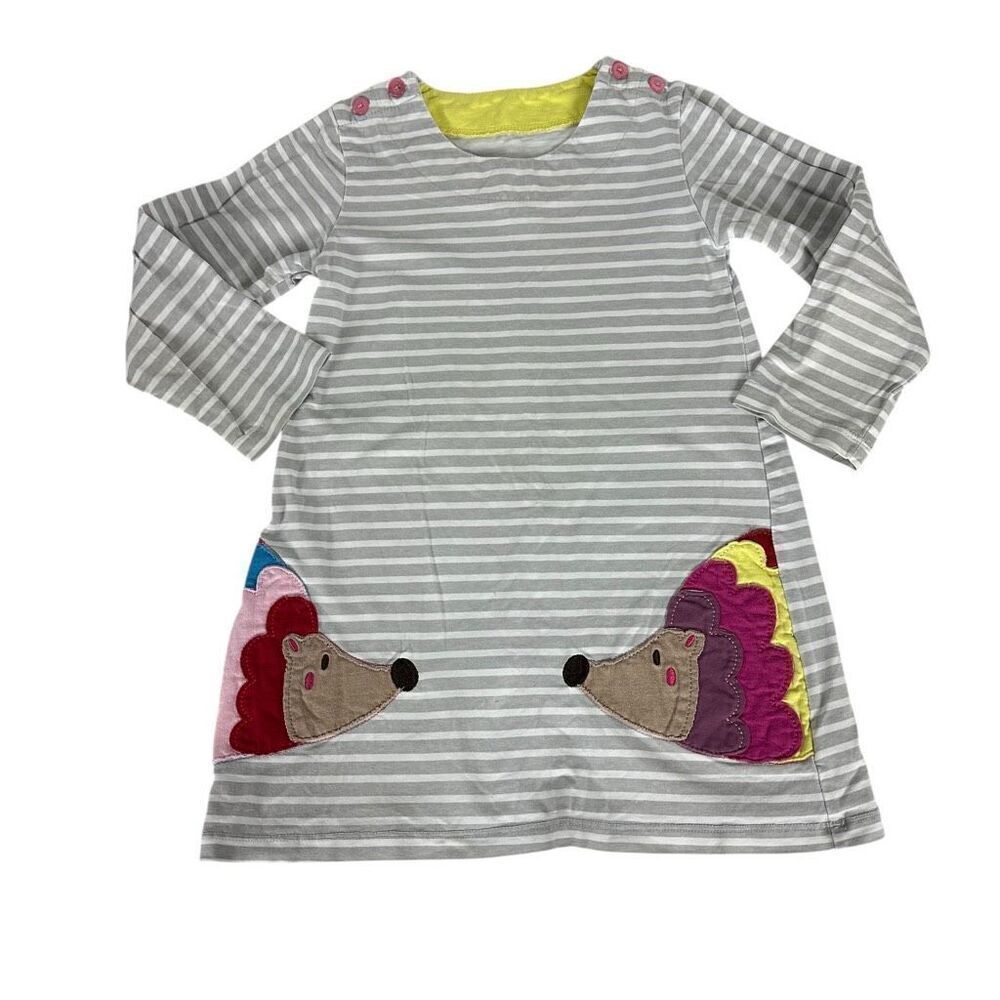 Gray & White Hedgehog Play Dress size 4T